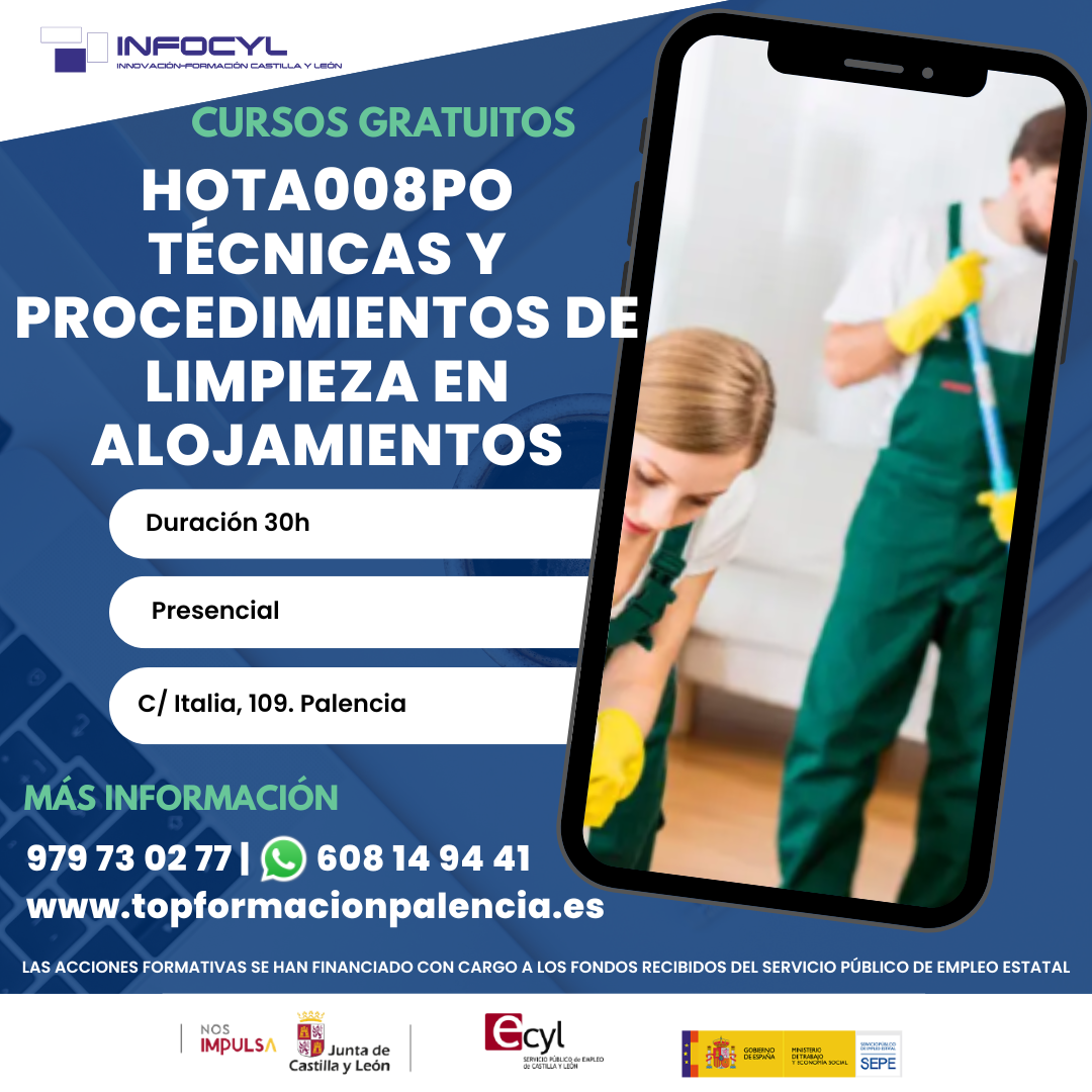 Técnicas y procedimientos de limpieza en alojamientos