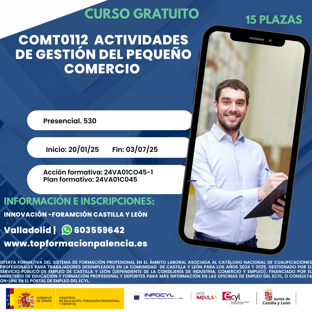 Actividades de Gestión del Pequeño Comercio (COMT0112)