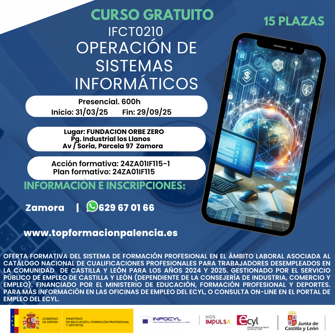 Operación de Sistemas Informáticos (IFCT0210)